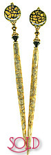 Gilded Serpent FoilStix Hair Sticks