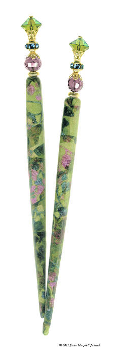 Gingko LongLocks Design - Click to see our hair jewelry catalog!