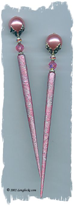 Girl Pearl LongLocks ImpressioniStix Hair Sticks