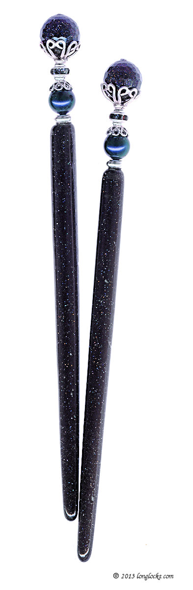 Glittering Starshine Special Edition LongLocks HoloStix Hair Sticks