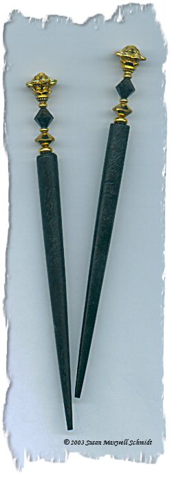 Gold Shadow Original LongLocks HairSticks