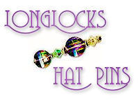 LongLocks Hat Pins - Click to view our hair jewelry catalog!