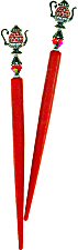 Hot Tea Special Edition SterlingStix Hair Jewelry - Click to see more!