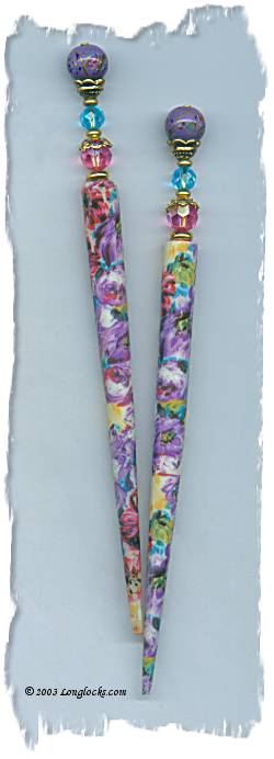 Italian Garden LongLocks GalleryStix Hair Sticks