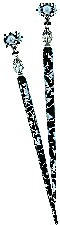 Jet Wedgwood Special Edition DecoStix Decoupage Hair Accessories