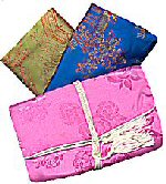 Chinese Silk Jewelry Rolls