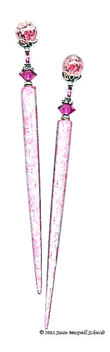 Frozen Strawberry LongLocks MajeStix  Hair Jewelry Design - Click to see our hair jewelry catalog!