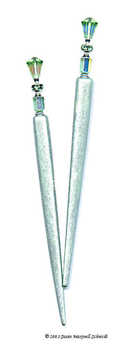 Mint Soufflé LongLocks MajeStix  Hair Jewelry Design - Click to see our hair jewelry catalog!