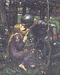 'La Belle Dame Sans Merci Study' by John William Waterhouse - Click to send it as a free postcard!