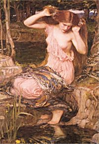 'Lamia' by John William Waterhouse - Click to send it as a free postcard!