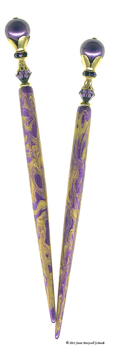 Lilac Illusion LongLocks Hair Jewelry Design