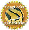 Original LongLocks HairSticks Badge