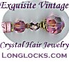LongLocks HairSticks Boutique, exquisite vintage
crystal hair sticks and jewelry accessories designed and hand crafted for the
uncommon woman.  Rapunzel never had it so good...