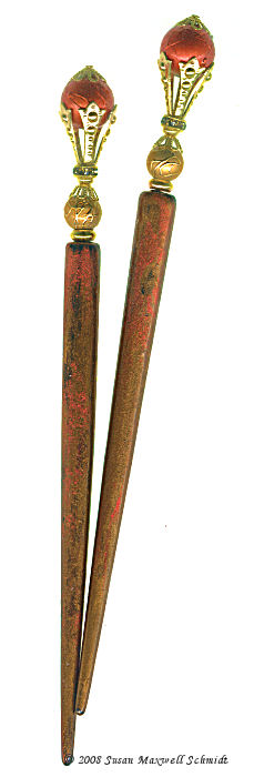 Luminous Russet LongLocks LuminiStix Hair Sticks