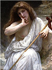 'Mailice' by William Bouguereau - Click to send as a free postcard!