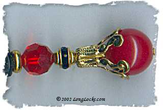 Maraschino Cherry LongLocks Hair Sticks