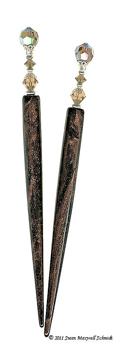Milk Chocolate LongLocks Design - Click to see our hair jewelry catalog!
