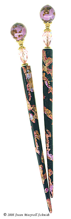 Mineral Orchid LongLocks MineraliStix Hair Sticks