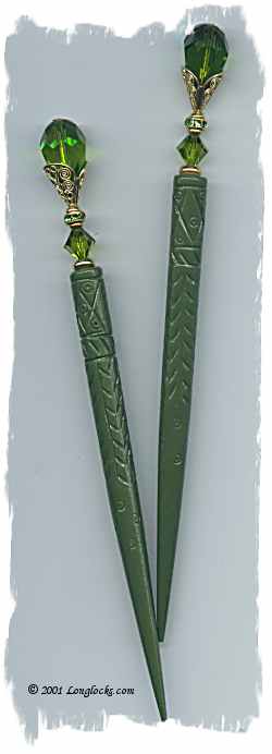 Moss ShimmerStix Hair Sticks