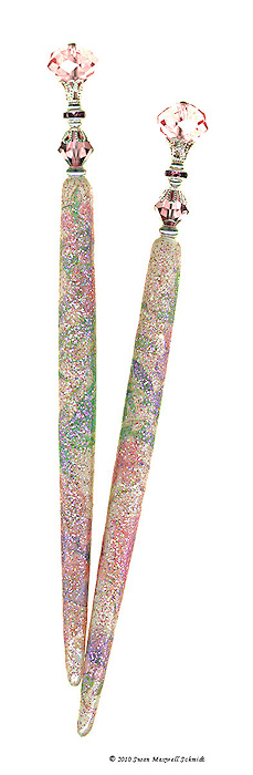 Muted Meadow LongLocks Design - Click to see our hair jewelry catalog!