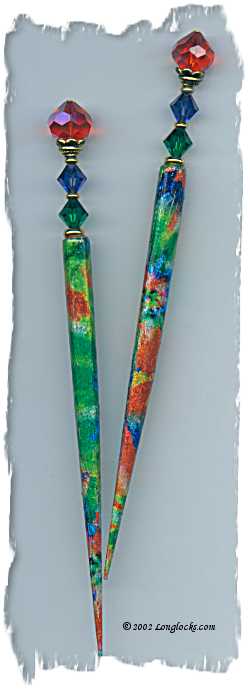 Neon LongLocks GalleryStix Hair Sticks