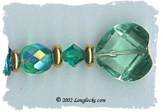 Ocean Heart LongLocks HairSticks