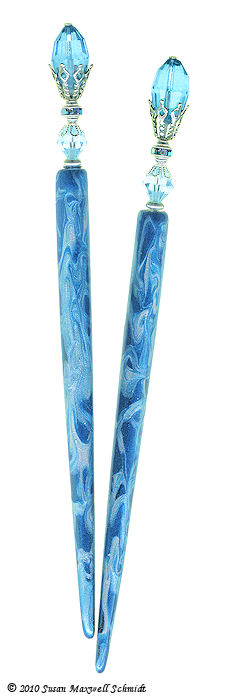 Ocean Illusion LongLocks Design - Click to see our hair jewelry catalog!