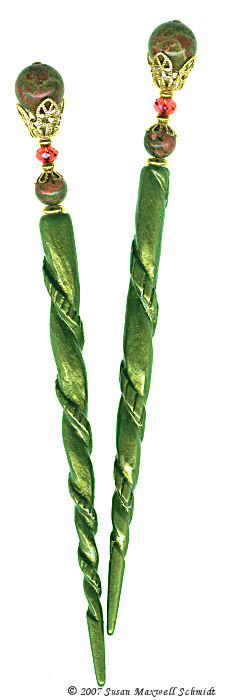 October Meadow LongLocks GemStix Hair Sticks