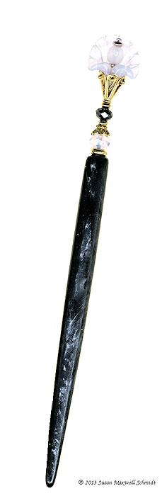 Opaline Lily Special Edition FantasyStix LongLocks HairSticks - Click to see our full catalog!