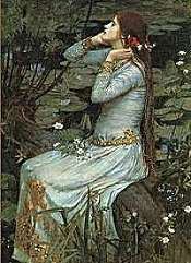 Ophelia by John William Waterhouse - Click to see this painting on items available in The Rapunzel Shoppe!