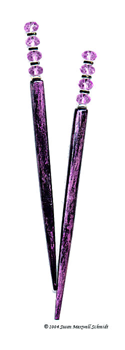 Orchid Midnight LongLocks FantasyStix Hair Sticks