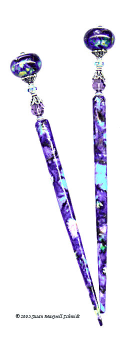 Peacock Dance Special Edition LongLocks DecoStix Hair Sticks