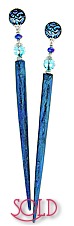 Peacock Plumage LuminiStix Hair Ornaments