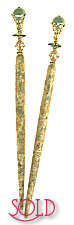 Pearled Sage FoilStix Hair Sticks