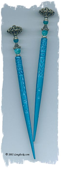 Persephone LongLocks SterlingStix Hair Sticks
