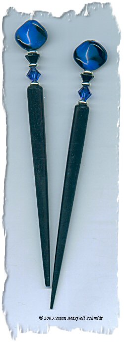 Petal Blue Original LongLocks HairSticks