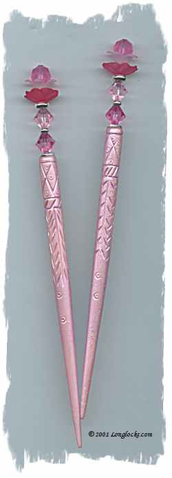 Petal Me Pink LongLocks GlimmerStix Hair Accessories