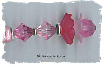 Petal Me Pink LongLocks Hair Sticks