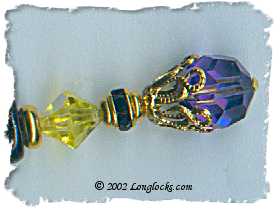 Petal Noir LongLocks Hair Jewelry