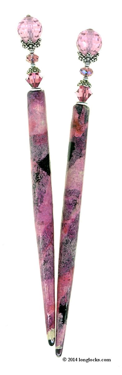 Pink Diamond Special Edition LongLocks BijouStix Hair Sticks
