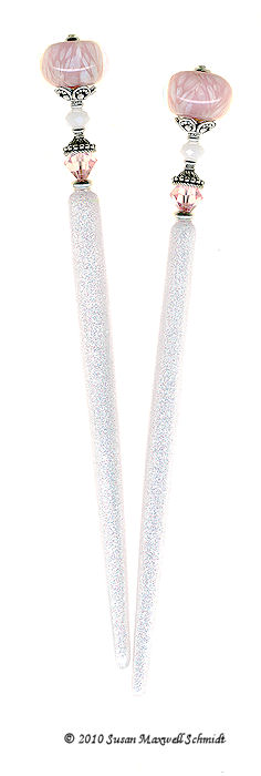 Pink Feather LongLocks Design - Click to see our hair accessories and jewelry catalog!