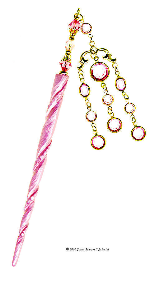 Pink Perfume LongLocks GeishaStix Hair Pin