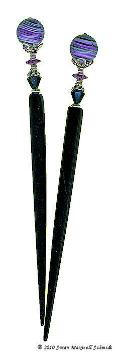 Plum Whip LongLocks Design - Click to see our hair jewelry catalog!