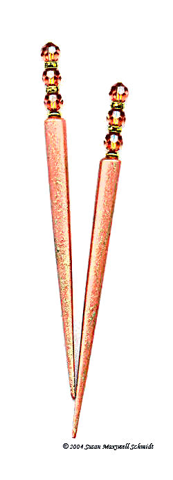 Prismatic Peach LongLocks MajeStix Hair Sticks