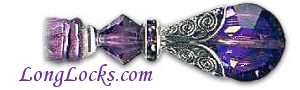 LongLocks HairSticks, exquisite vintage crystal hair jewelry designed and hand crafted for the uncommon woman... Rapunzel never had it so good.
