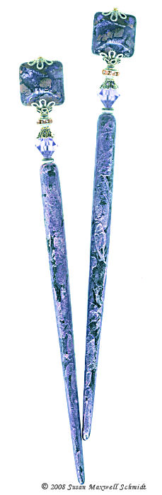 Purple Blush Special Edition LongLocks MarbeliStix Hair Sticks