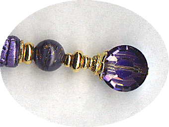 Purple Iris SatinStix Hair Sticks