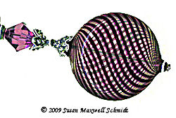 Purple Laticcino LongLocks Hair Jewelry Design - Click to view our hair jewelry catalog!
