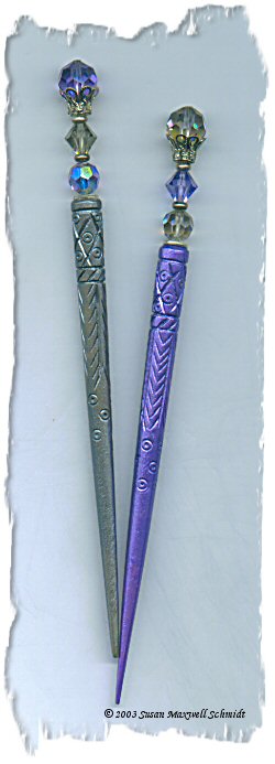 Purple Mist LongLocks DuetStix Hair Sticks