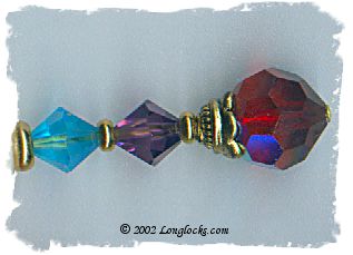 Rainbow Flame LongLocks HairSticks